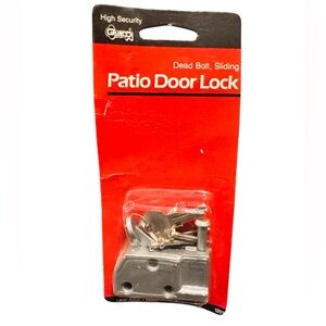 🔵 3/ $15 - Guard Deadbolt, Sliding  Patio Door Lock with Keys